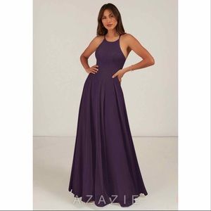 Azazie Celyn Plum Bridesmaid Dress